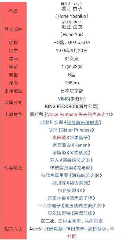 零系列游戏声优排行榜-零系列游戏声优魅力
